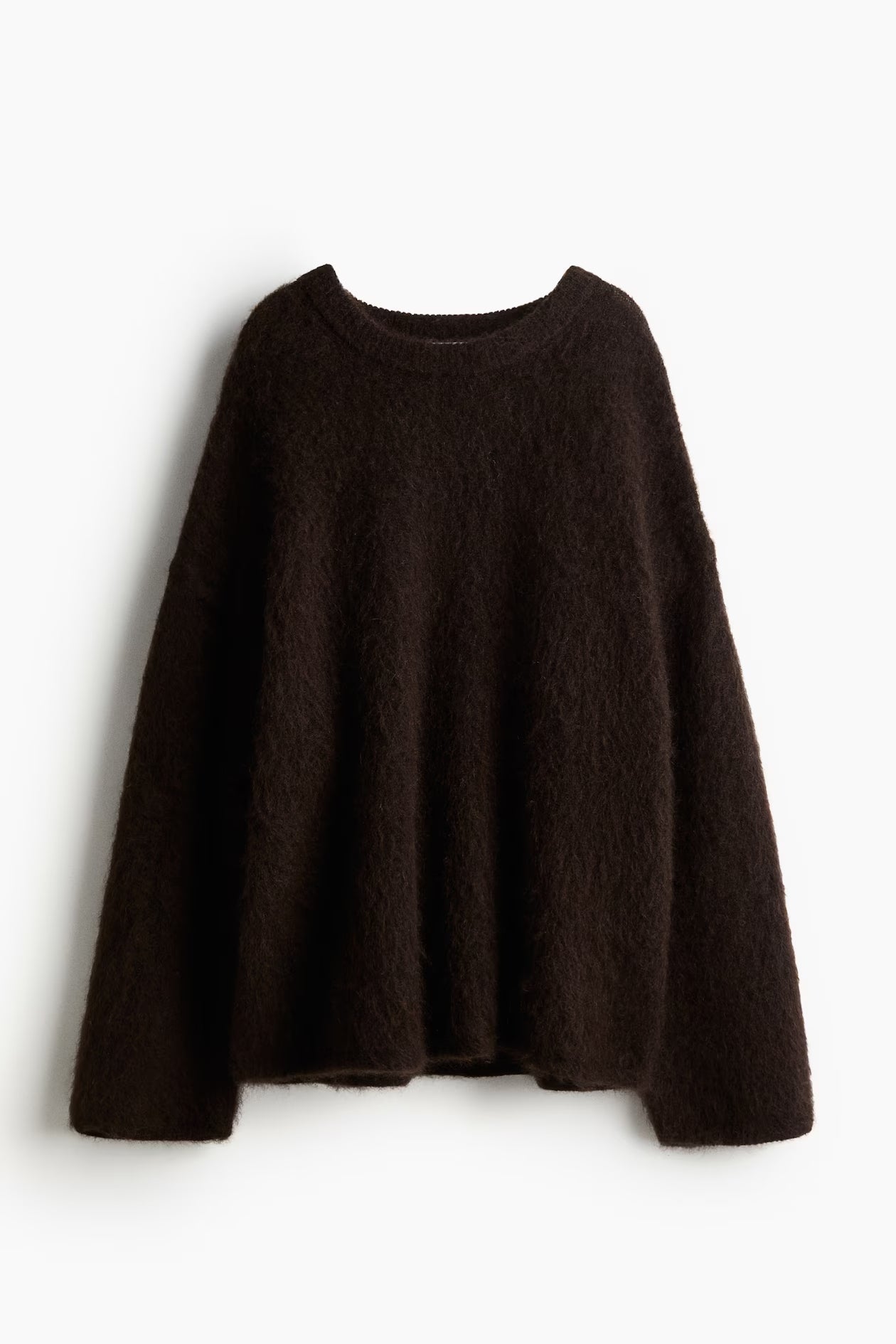 Annemiek | Pull en mohair pour femme – pull doux en maille à col rond, haut chaud et élégant pour l'hiver