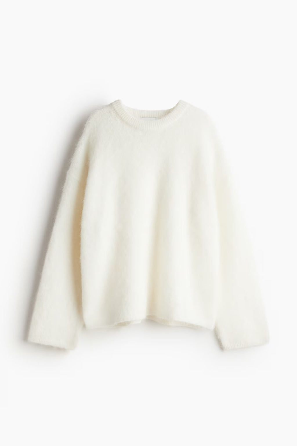 Annemiek | Mohair trui voor dames – zachte gebreide trui met ronde hals, warme elegante top voor de winter