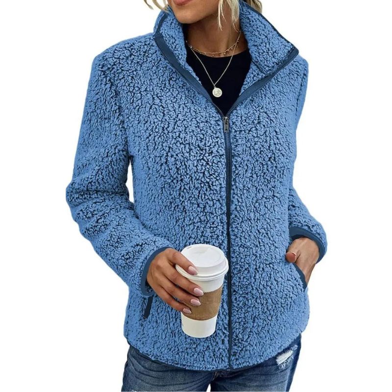 Kerina | Zachte fleecejas voor dames – Warme casual jas voor buiten