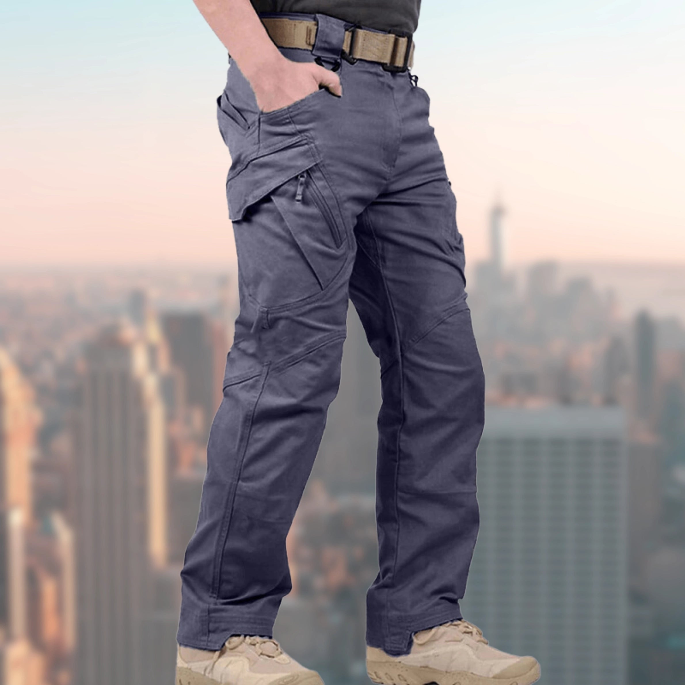 Worrin | Pantalon cargo tactique pour homme – Respirant, pour l'extérieur, multipoches, résistant, style militaire