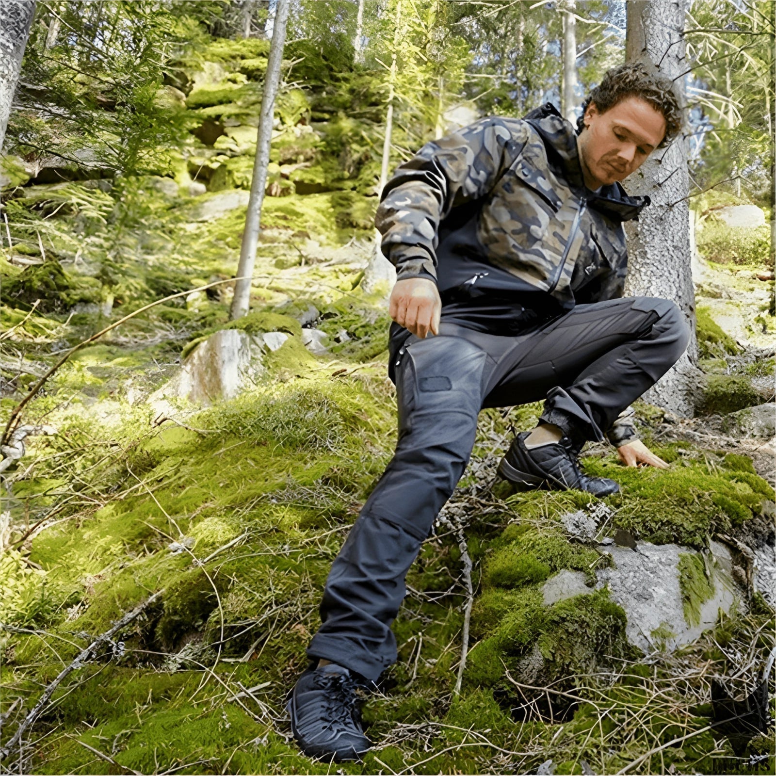Worrin | Pantalon cargo tactique pour homme – Respirant, pour l'extérieur, multipoches, résistant, style militaire
