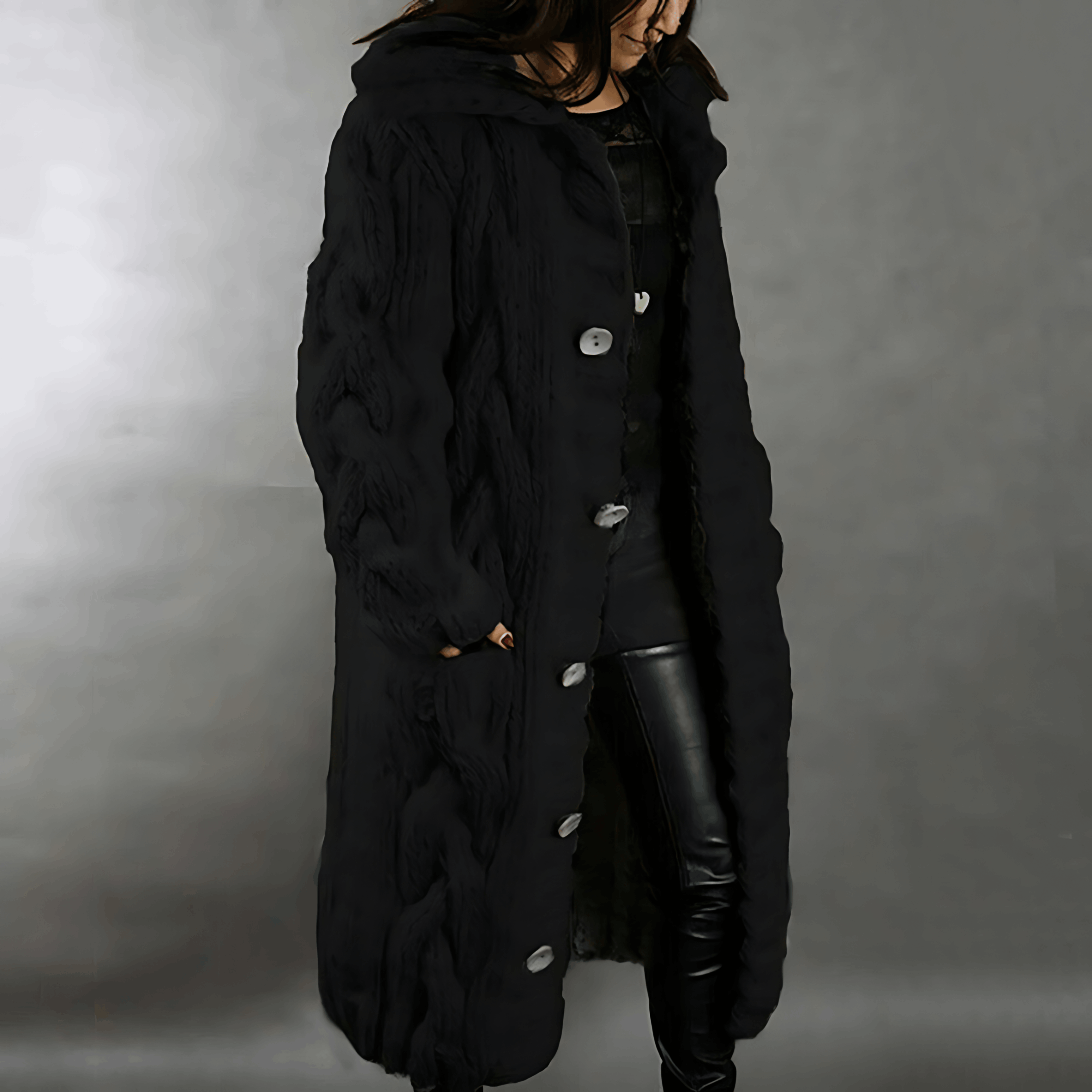 Alenka | Women's chunky knit long cardigan - Cozy, warm, oversized knit sweater