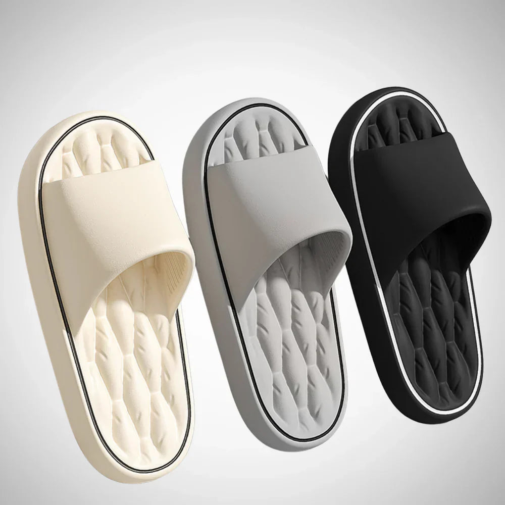 Dovrix | Cloud-Like Pillow Slides voor heren – zachte, gewatteerde instapsandalen
