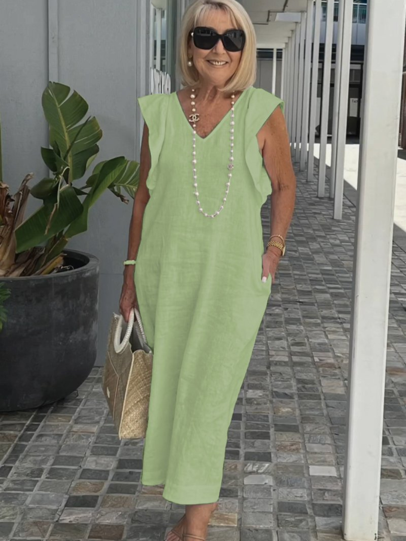 Rosaria | Zomerjurk voor dames – Chique, casual en elegante midi-jurk