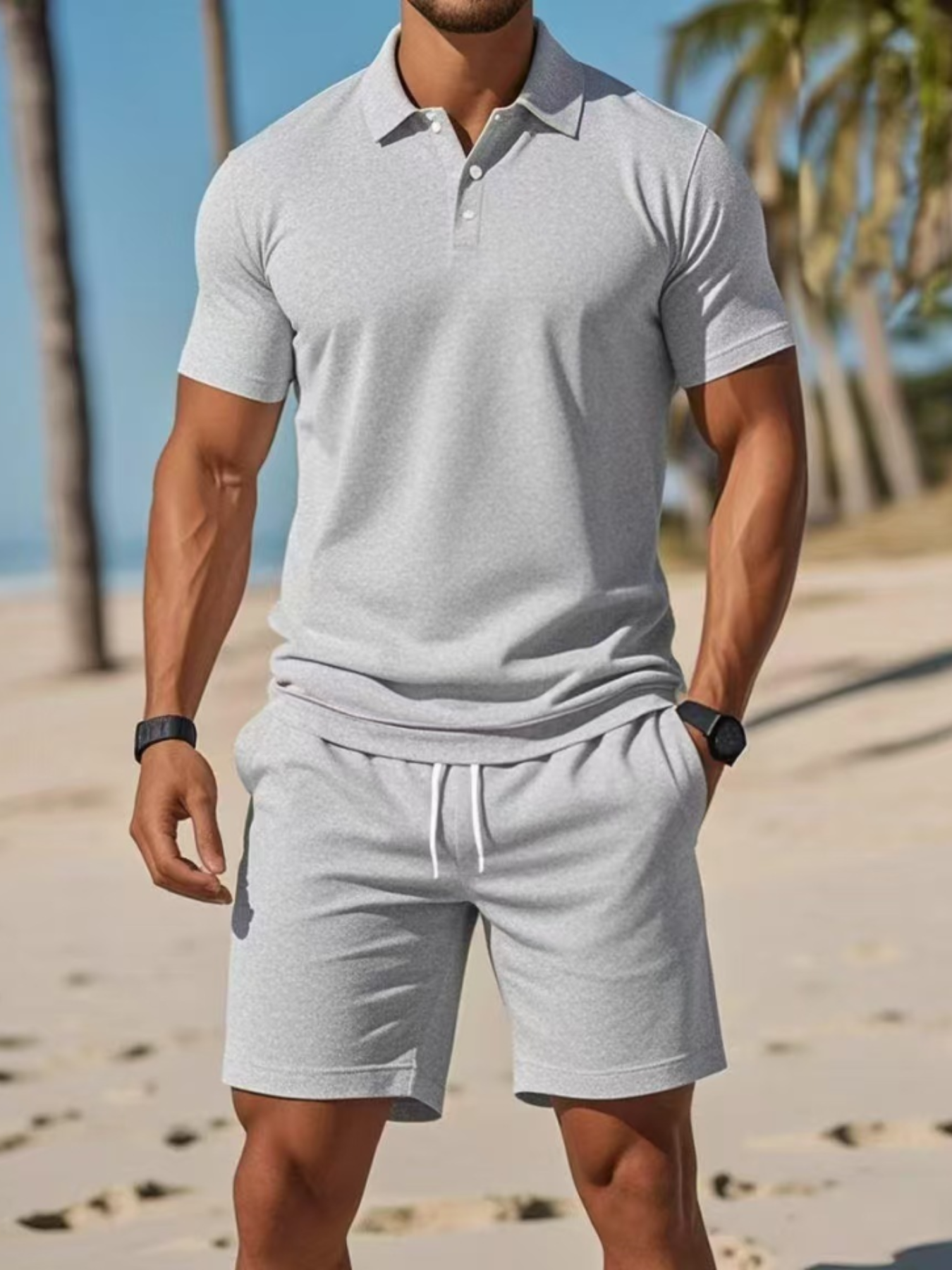 Tyce | Premium casual set voor heren – 2-delige zomerse outfit