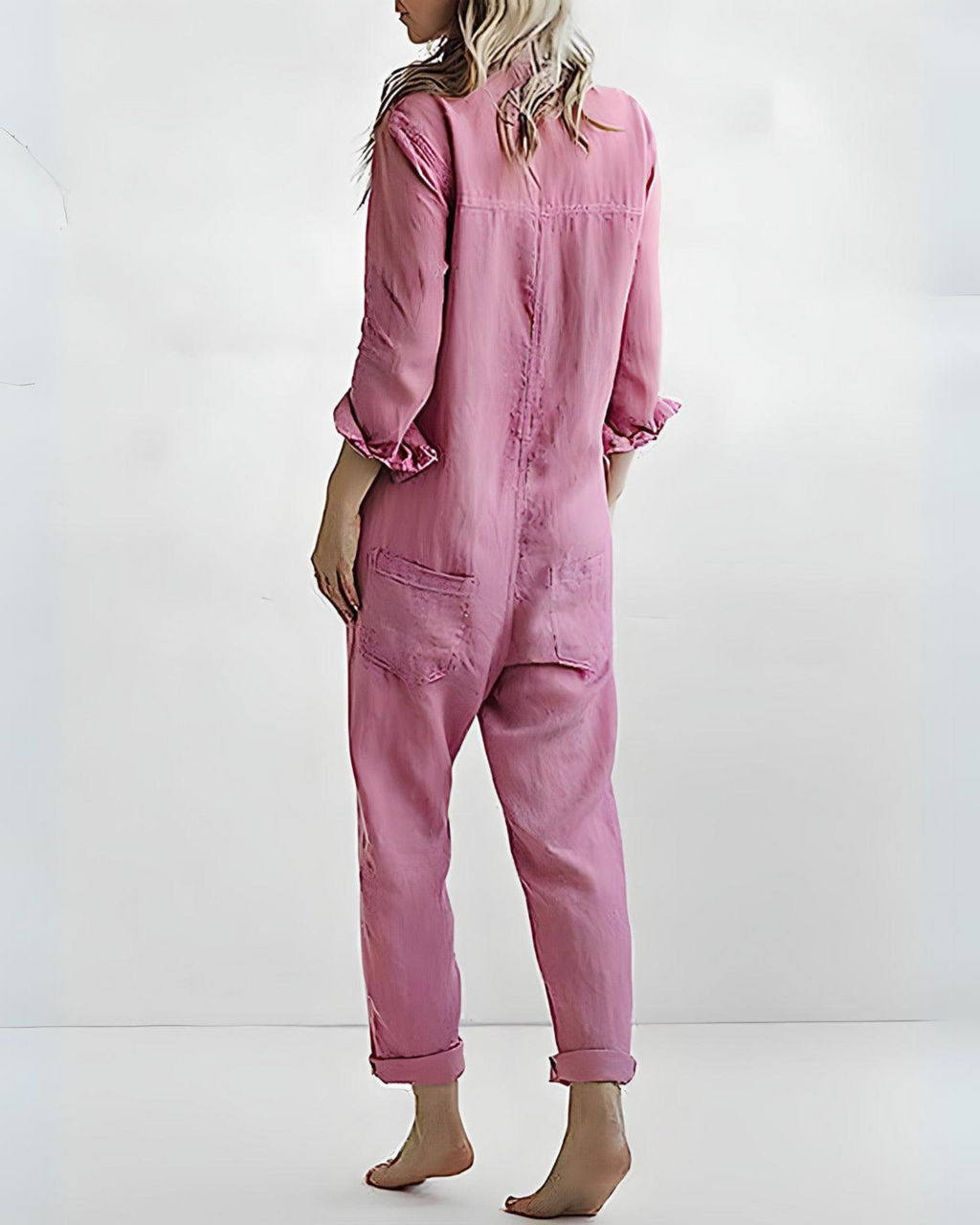 Sorina | Jumpsuit met lange mouwen voor dames - Zachte, relaxte pasvorm & stijlvolle loungewear