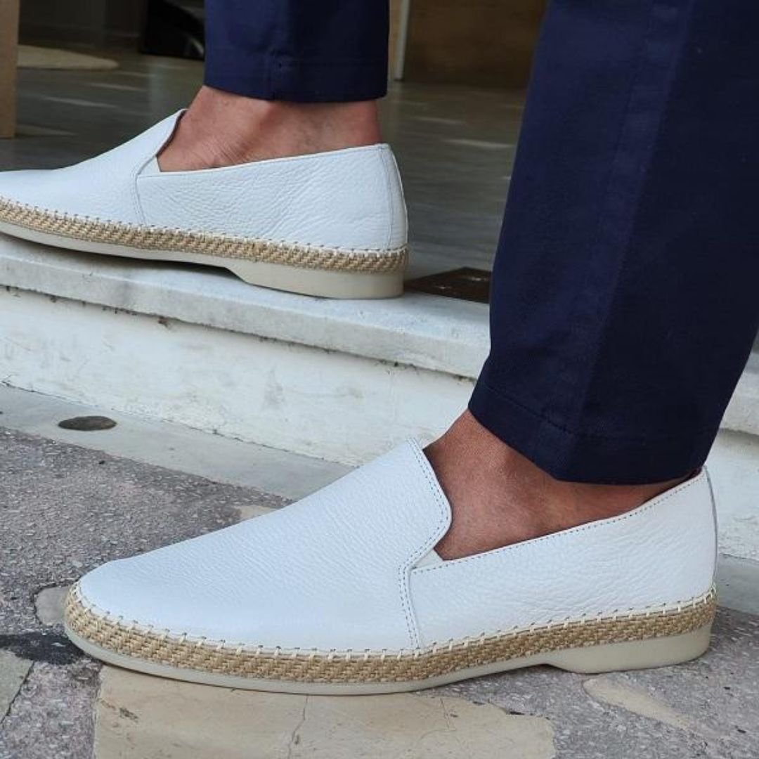 NobleWalk | Stijlvolle leren herenschoenen, ademend, comfortabel, casual instappers