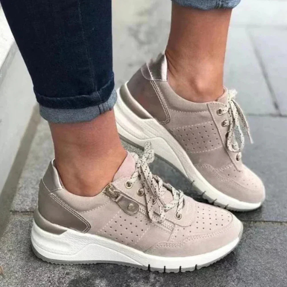 Lioraen | Baskets tendance pour femmes – Chaussures décontractées à lacets