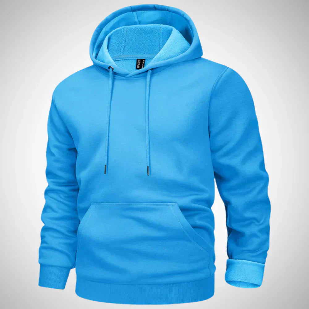 Nyron | Herenhoodie met fleecevoering – Comfortabele, warme trui voor casual gelegenheden