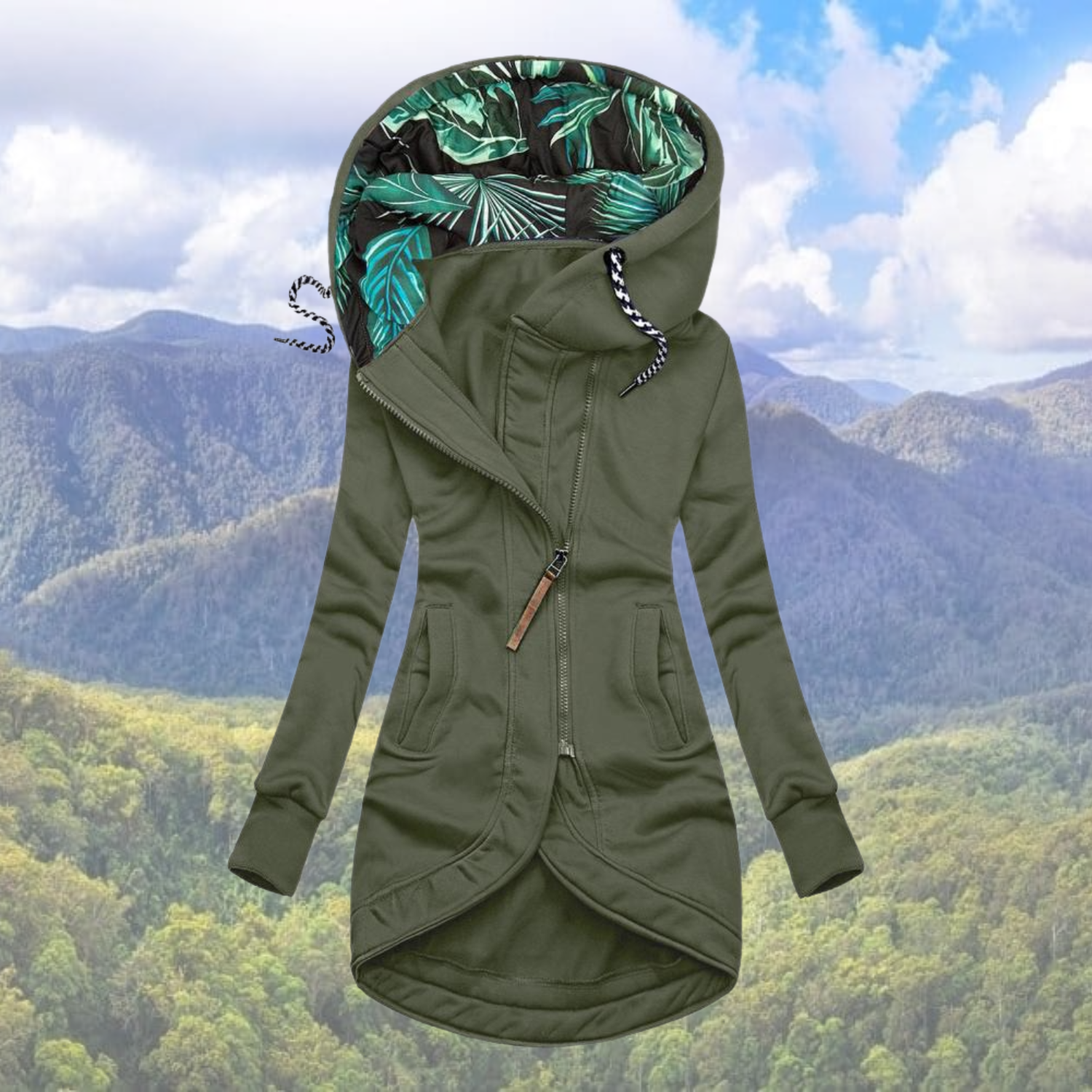 Dorotea | Waterdichte winterjas met capuchon voor dames – Warme, geïsoleerde, casual outdoorjas