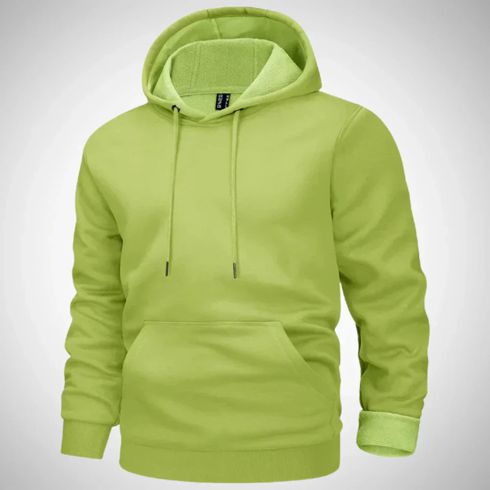 Nyron | Herenhoodie met fleecevoering – Comfortabele, warme trui voor casual gelegenheden