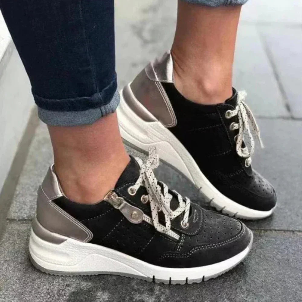 Lioraen | Baskets tendance pour femmes – Chaussures décontractées à lacets