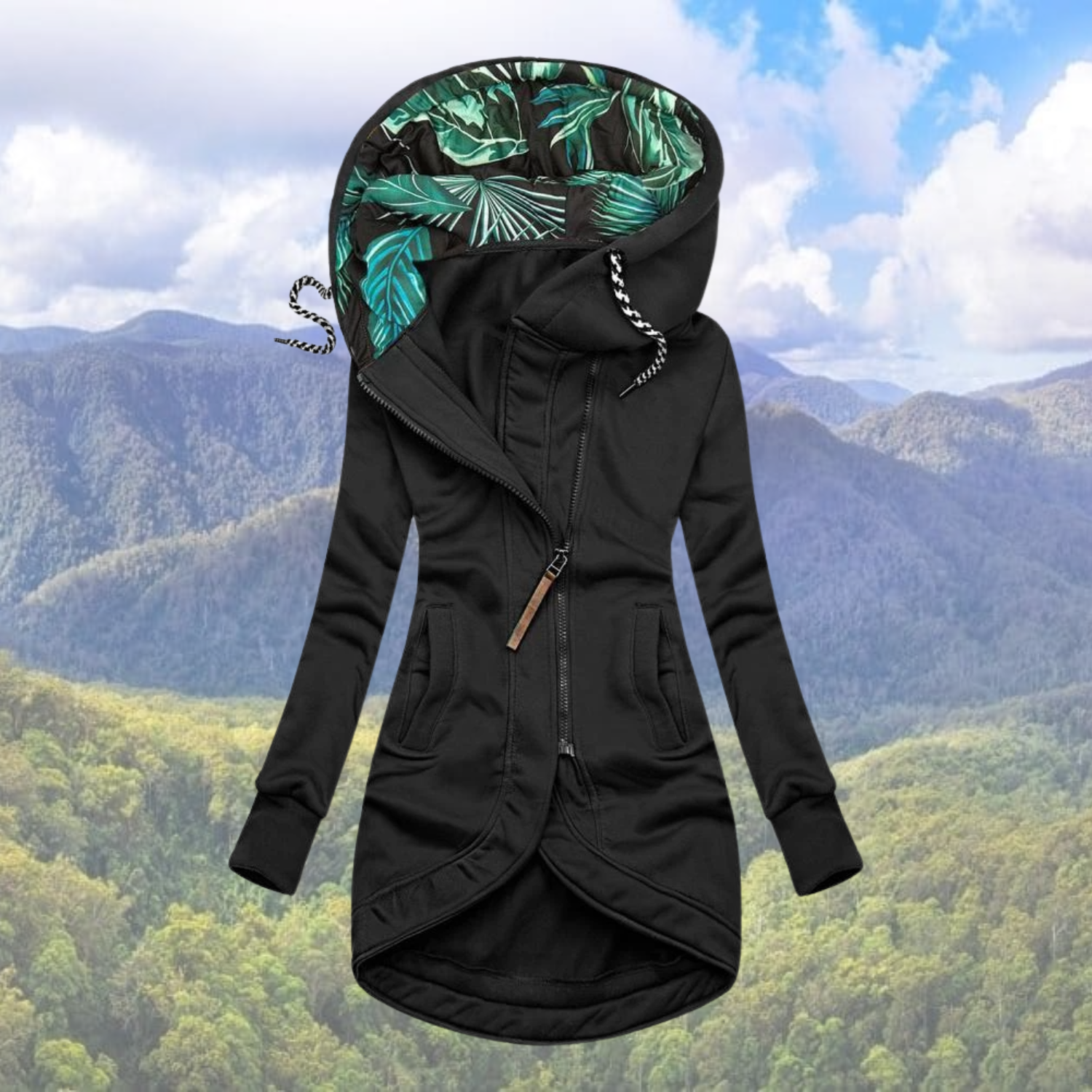 Dorotea | Waterdichte winterjas met capuchon voor dames – Warme, geïsoleerde, casual outdoorjas