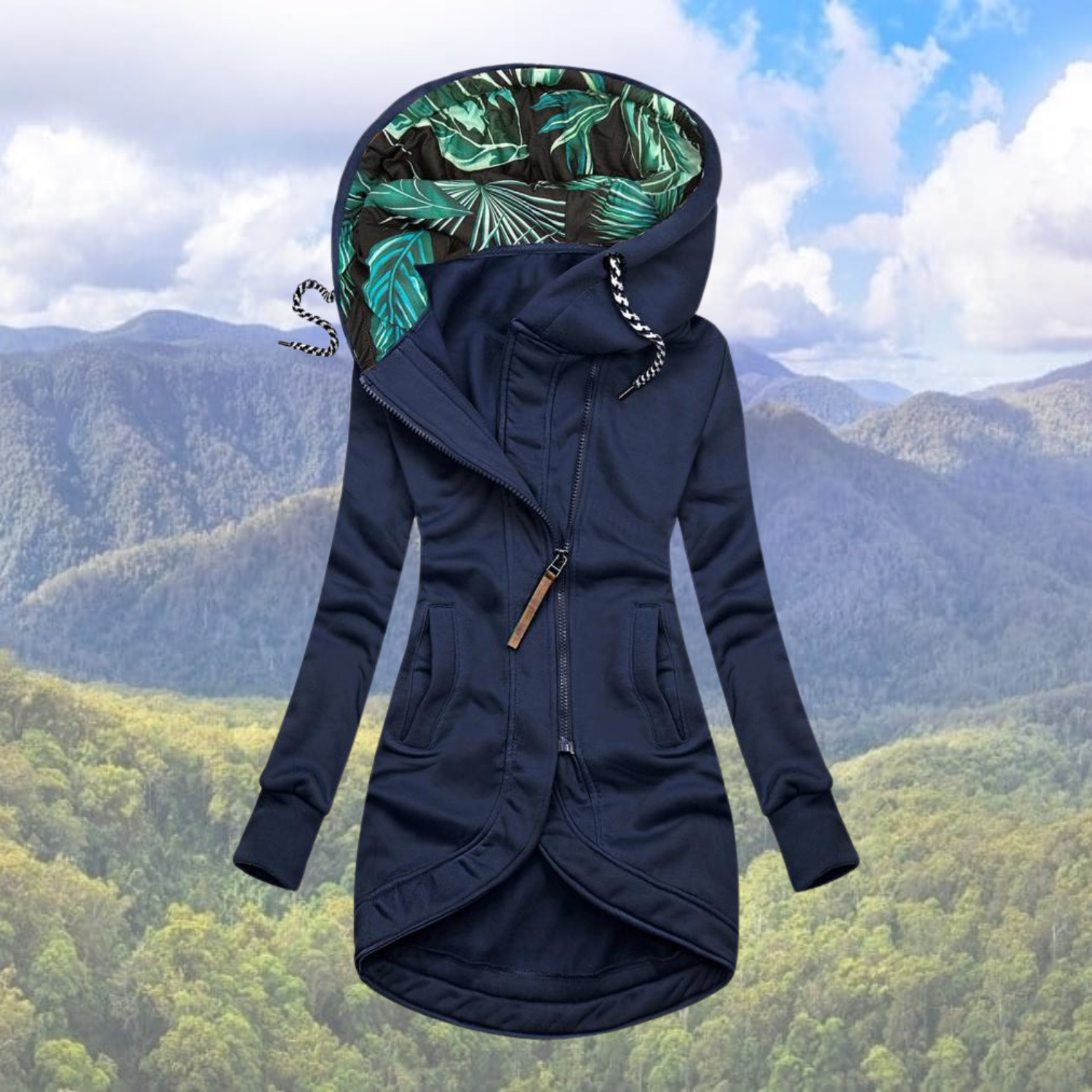 Dorotea | Waterdichte winterjas met capuchon voor dames – Warme, geïsoleerde, casual outdoorjas