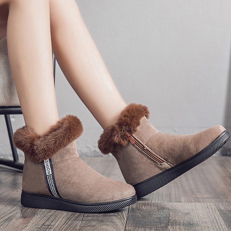 ChillStep | Damesschoenen voor de winter - Gezellige, met bont gevoerde laarzen voor koud weer, comfortabel en stijlvol