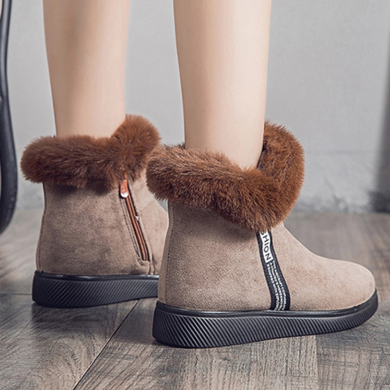 ChillStep | Damesschoenen voor de winter - Gezellige, met bont gevoerde laarzen voor koud weer, comfortabel en stijlvol