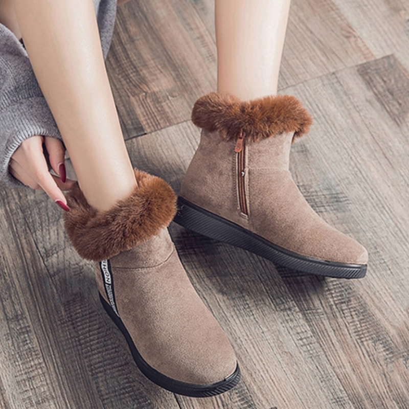 ChillStep | Damesschoenen voor de winter - Gezellige, met bont gevoerde laarzen voor koud weer, comfortabel en stijlvol