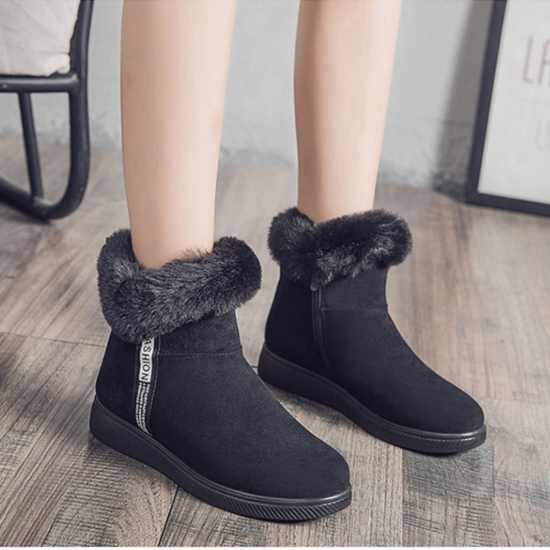 ChillStep | Damesschoenen voor de winter - Gezellige, met bont gevoerde laarzen voor koud weer, comfortabel en stijlvol