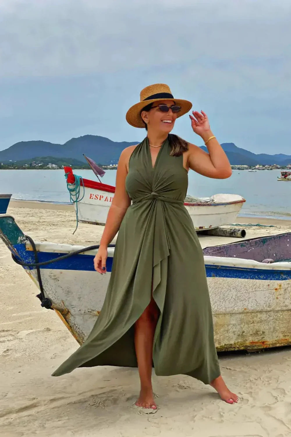 Teuntje | Multi-way infinity dress - Elegant reversible wrap dress