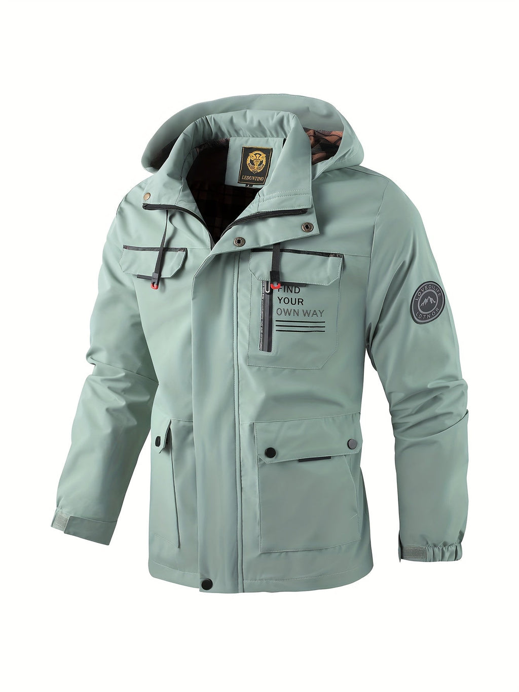 Gudric | Winterjas voor heren – waterdicht, winddicht, ademend, met capuchon, casual en sportief