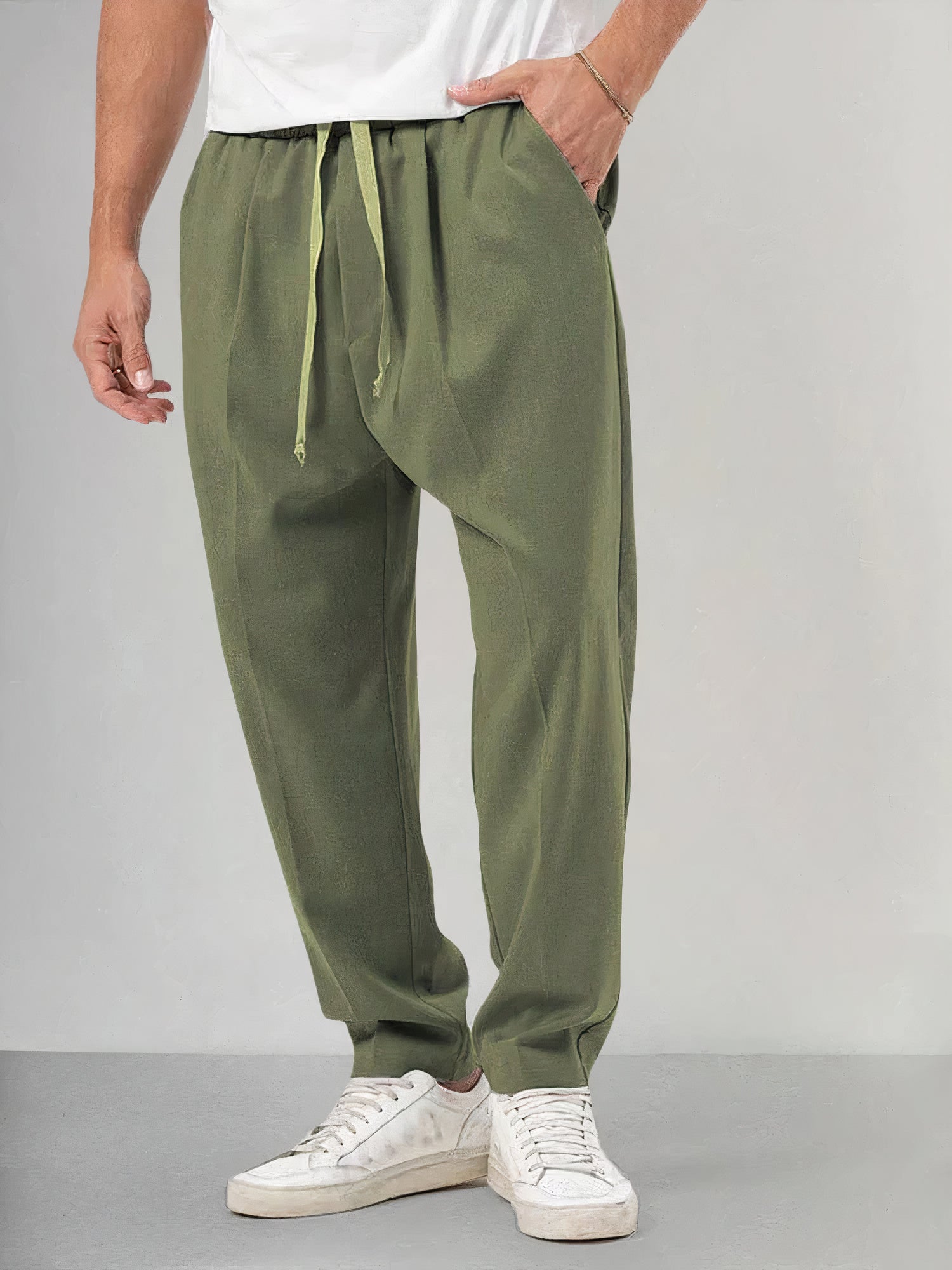 Othmar | Heren 2-delige set - Comfortabele jas & broek met koord, casual outfit voor mannen