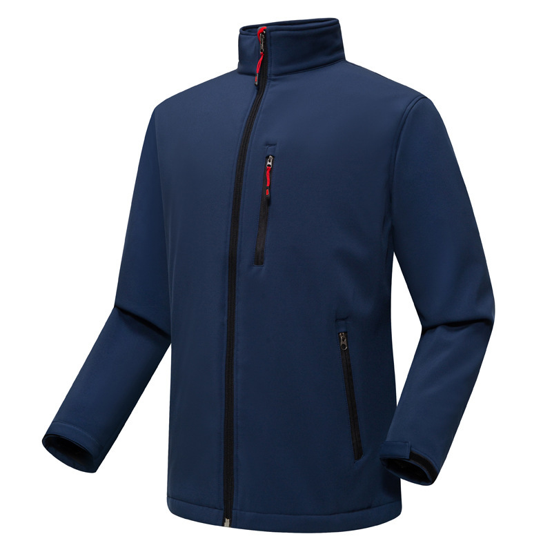 Lorneth | Waterdichte regenjas voor heren – Volledige ritssluiting, opstaande kraag, winddichte outdoorjas