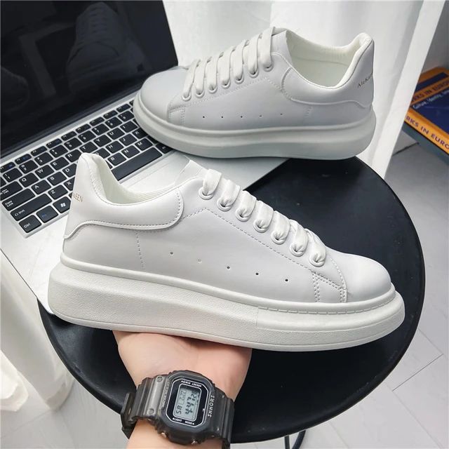 MonoKick | Witte herensneakers - Comfortabele, stijlvolle schoenen