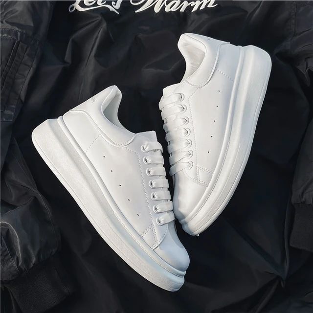 MonoKick | Baskets blanches pour homme - Chaussures confortables et élégantes