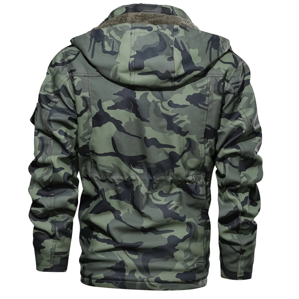 Kelzy | Camouflage Tactisch Waterdicht Outdoorjack voor heren - geïsoleerd, ademend & duurzaam voor alle weersomstandigheden