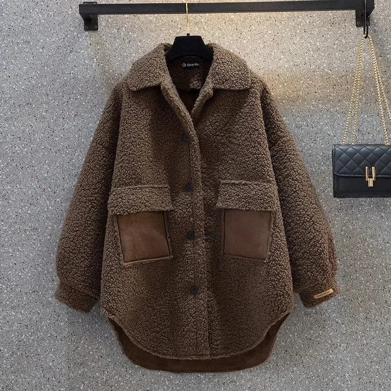 Nyxara | Oversized winterjas voor dames – zachte, warme jas, stijlvolle casual bovenkleding voor koud weer