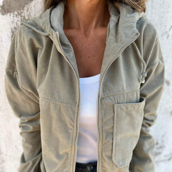 Xandria | Damesjas met capuchon en ritssluiting – Stijlvolle, lichtgewicht casual bovenkleding