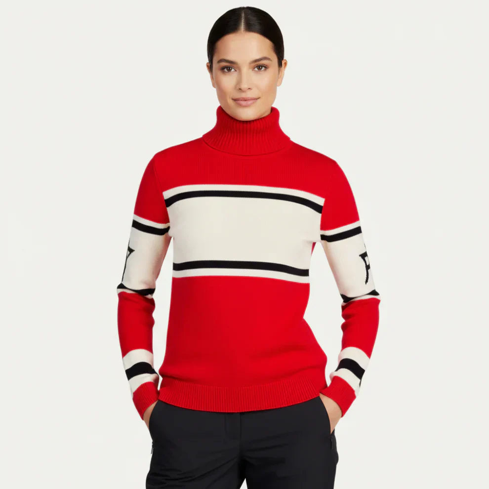 Paelyssa | Gezellige gestreepte coltrui voor dames – zachte gebreide trui voor casual en winterkleding