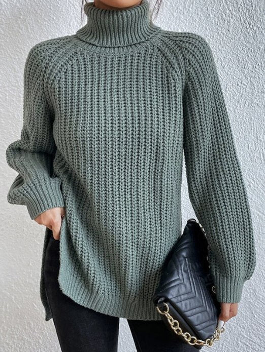 Elize | Pull en maille à col roulé élégant