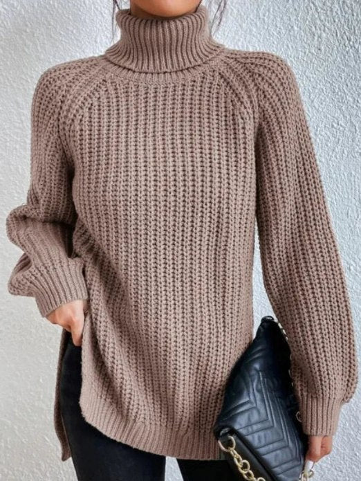 Elize | Pull en maille à col roulé élégant