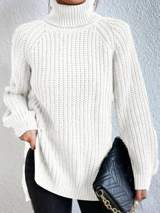 Elize | Pull en maille à col roulé élégant