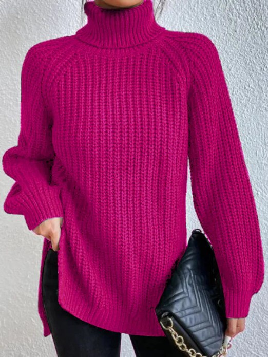 Elize | Pull en maille à col roulé élégant