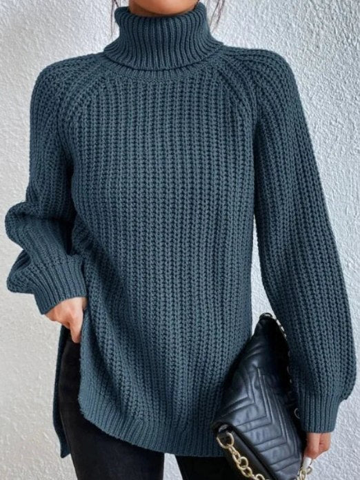 Elize | Pull en maille à col roulé élégant