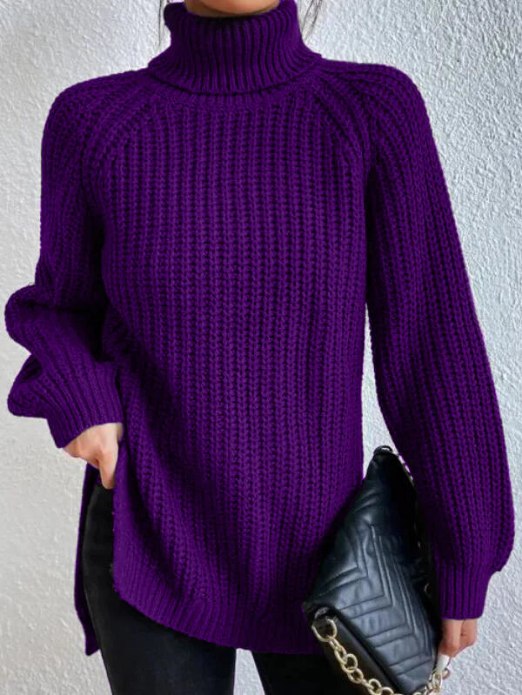 Elize | Pull en maille à col roulé élégant