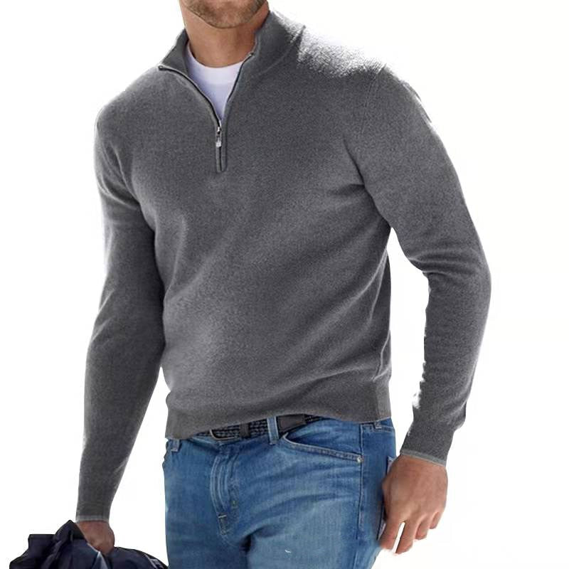 Leor | Comfortabele gebreide trui voor heren – Zachte, warme pullover voor herfst en winter