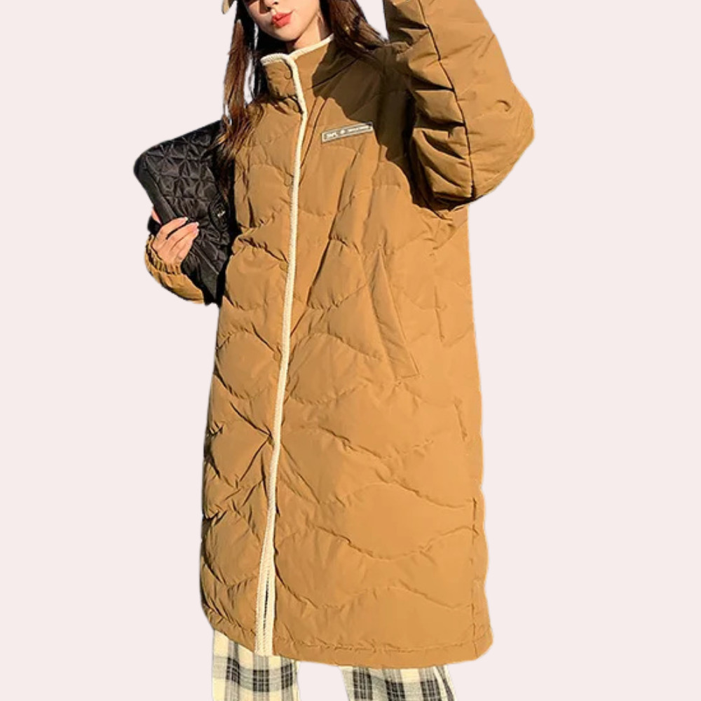 Dwyn | Winterwarme Pufferjas voor dames - Staande kraag, perfect voor koud weer, geïsoleerd, stijlvol en functioneel, ideaal voor dagelijks gebruik
