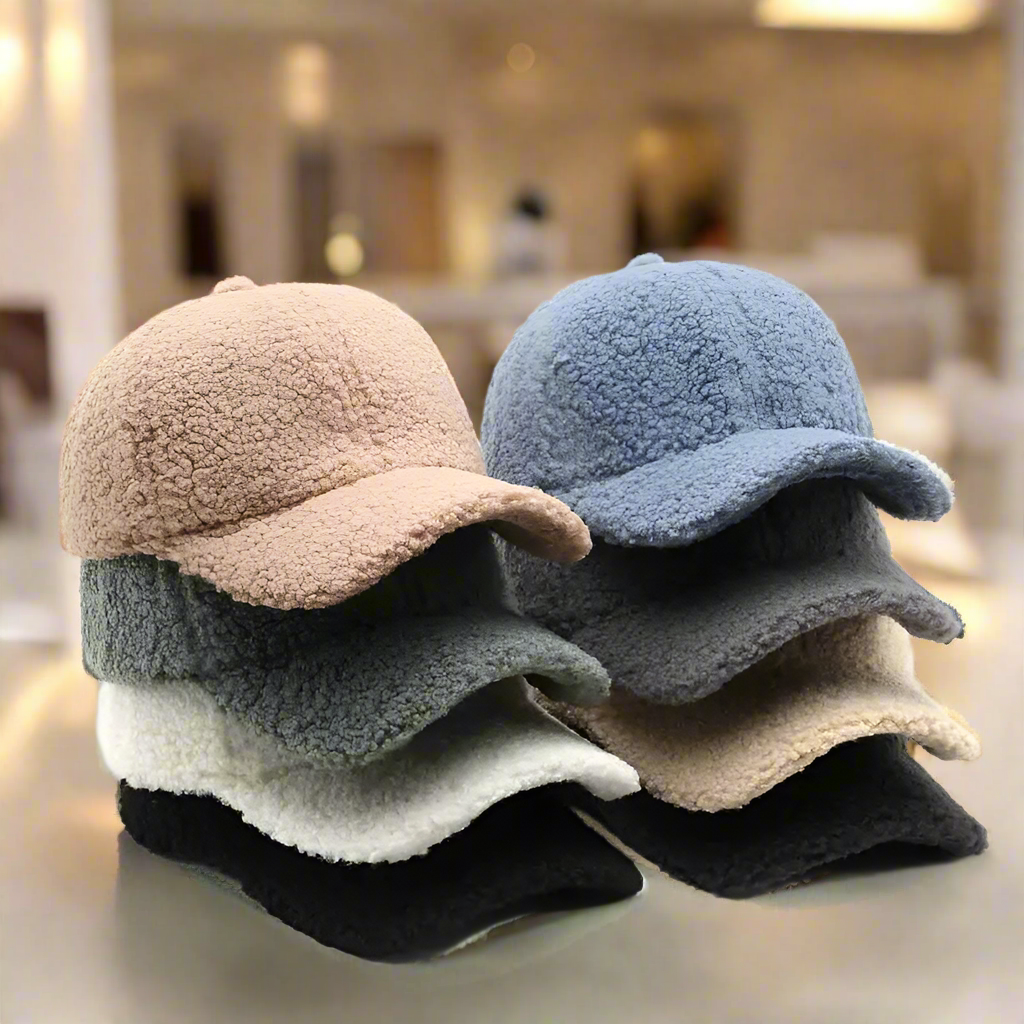CozyCap | Teddy Cap – Verstelbare winterpet, pluche teddyfleece (56-59 cm)