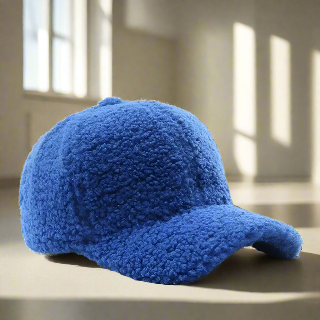 CozyCap | Teddy Cap – Verstelbare winterpet, pluche teddyfleece (56-59 cm)