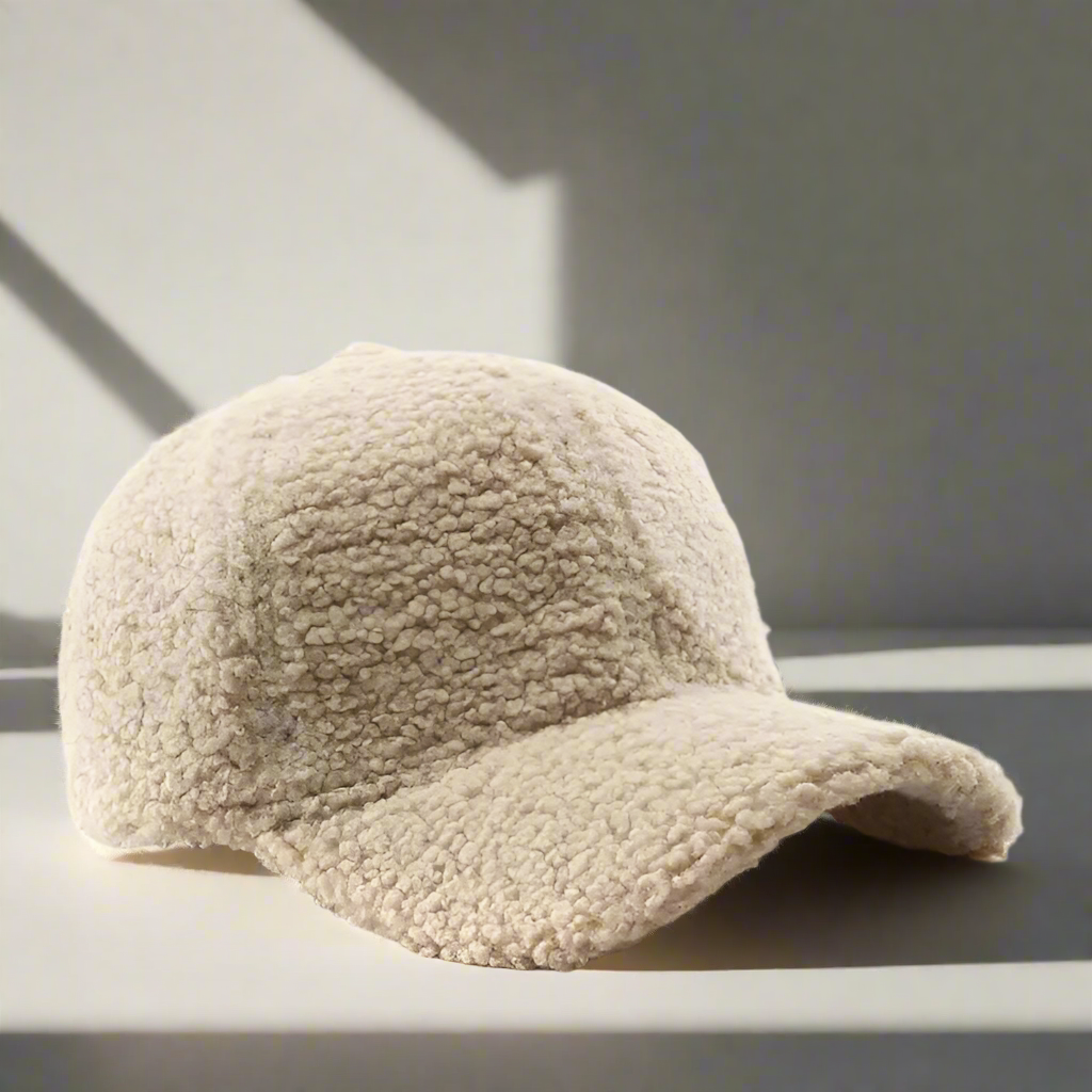 CozyCap | Teddy Cap – Verstelbare winterpet, pluche teddyfleece (56-59 cm)