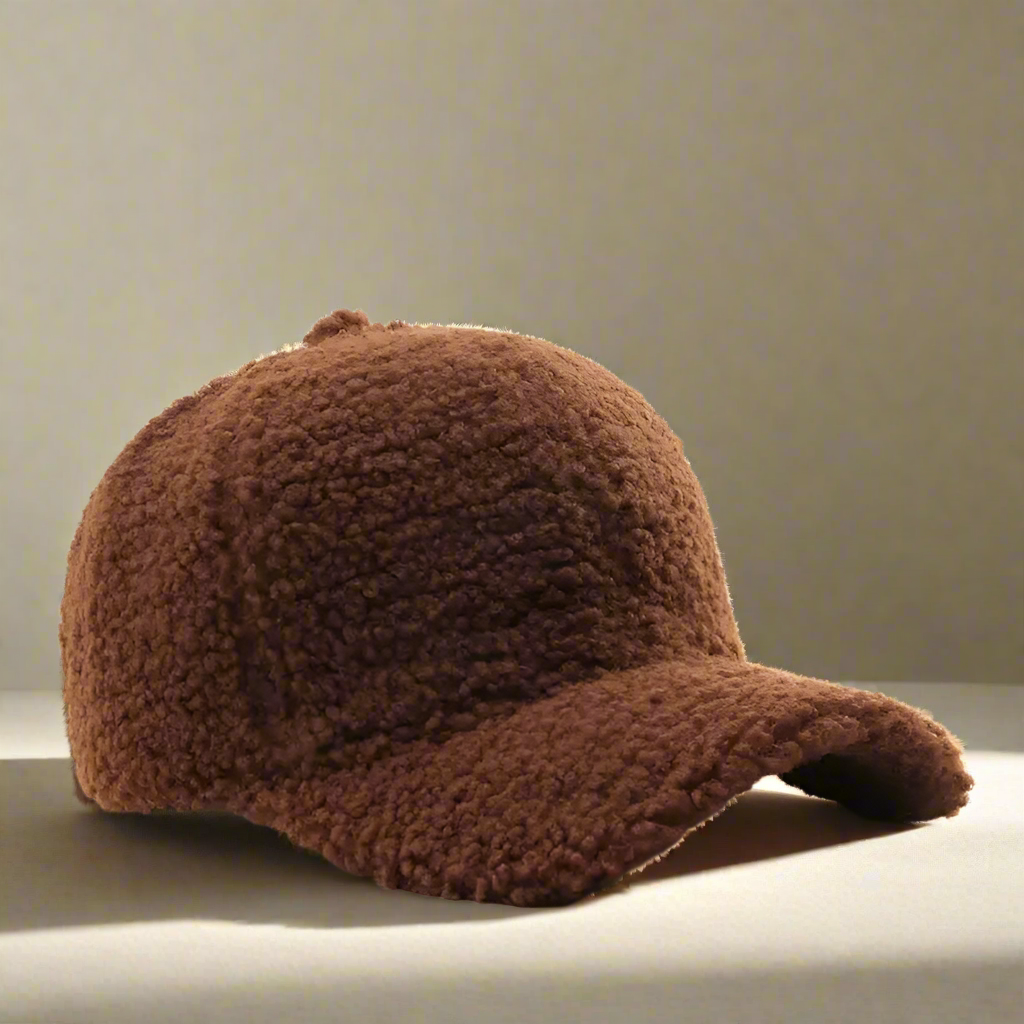 CozyCap | Teddy Cap – Verstelbare winterpet, pluche teddyfleece (56-59 cm)