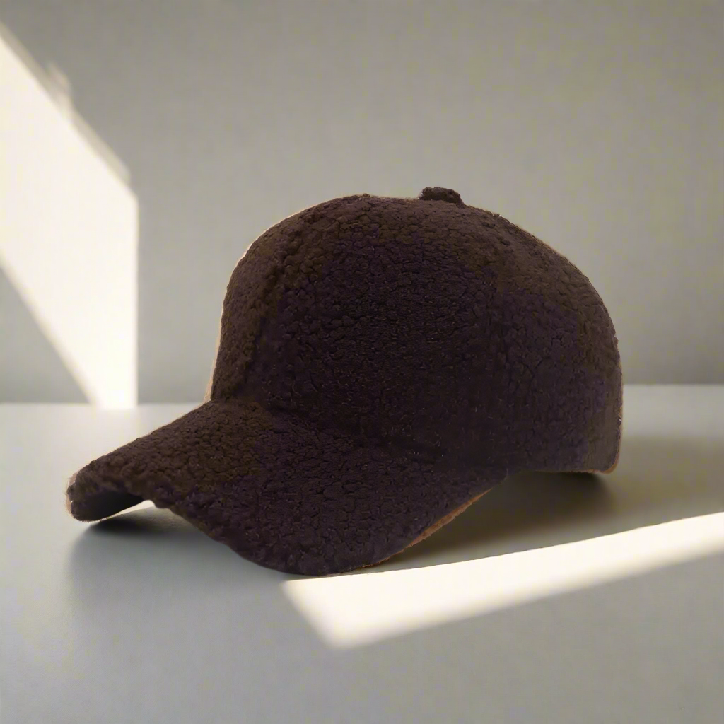 CozyCap | Teddy Cap – Verstelbare winterpet, pluche teddyfleece (56-59 cm)
