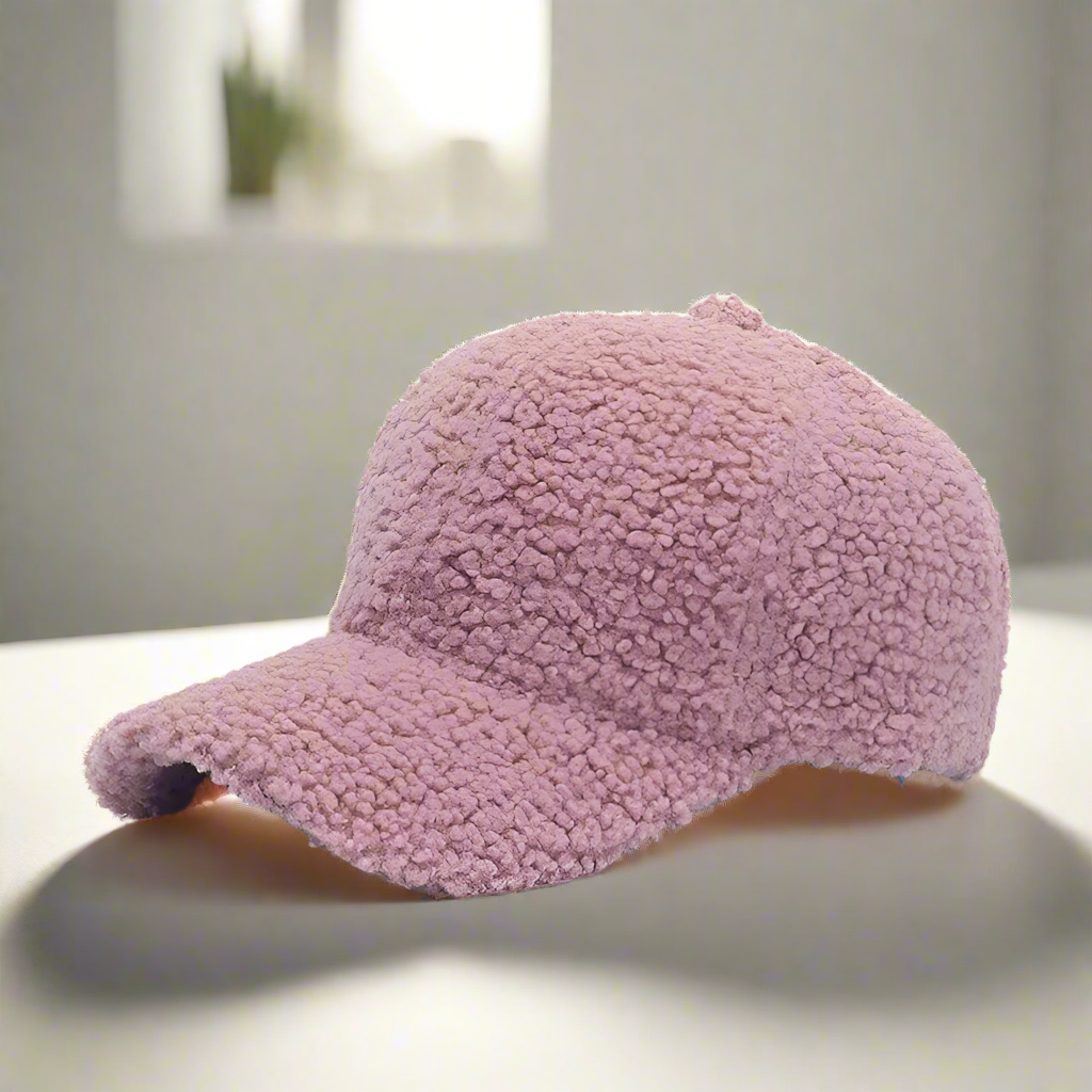 CozyCap | Teddy Cap – Verstelbare winterpet, pluche teddyfleece (56-59 cm)
