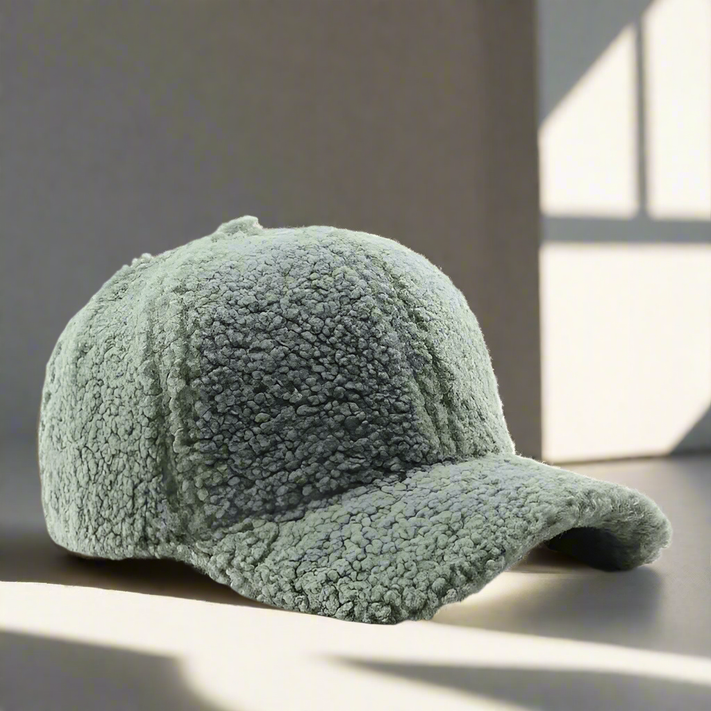 CozyCap | Teddy Cap – Verstelbare winterpet, pluche teddyfleece (56-59 cm)