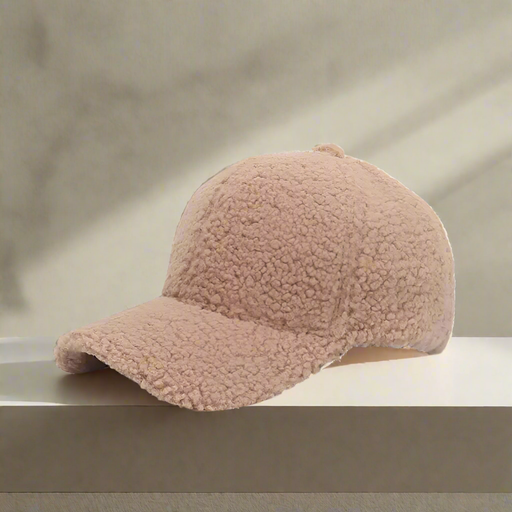 CozyCap | Teddy Cap – Verstelbare winterpet, pluche teddyfleece (56-59 cm)