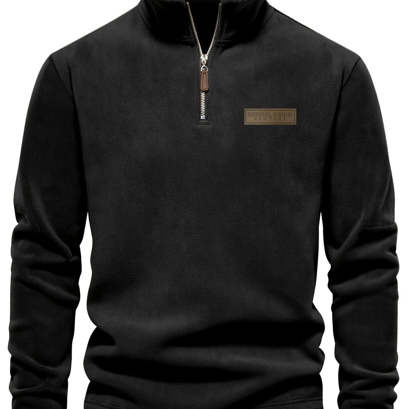 Roran | Heren sweatshirt met halve rits en opstaande kraag – Streetwear-top met lange mouwen
