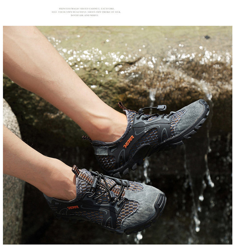 RainRover | Waterdichte wandelschoenen voor heren – Lichtgewicht, ademende, antislip trail sneakers